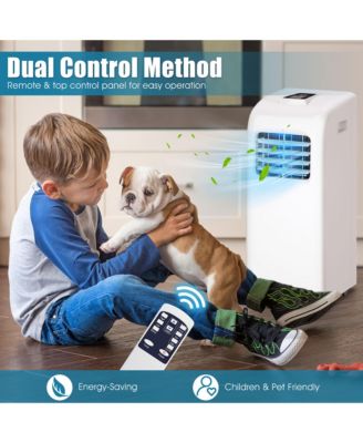  8000 BTU Portable Air Conditioner & Dehumidifier Function Remote W/ Window Kit