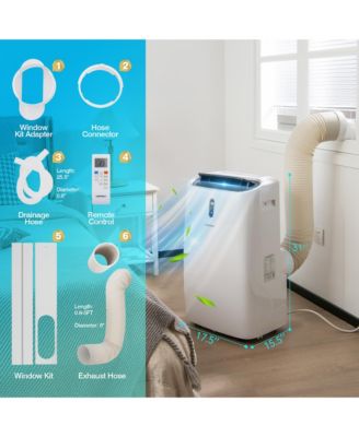  12000 BTU Portable Air Conditioner 4-in-1 Air Cooler