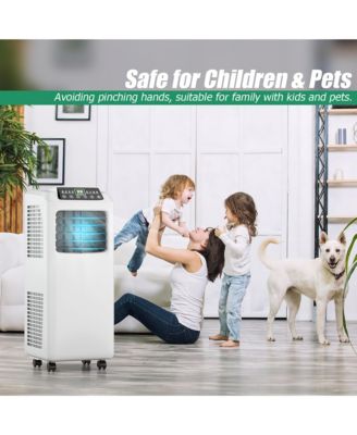  9,000 BTU Portable Air Conditioner & Dehumidifier Function Remote w/ Window Kit