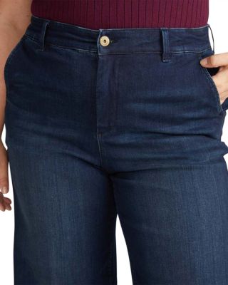 Women's Plus Carol High Rise High Stretch Jeans in Blue Wash