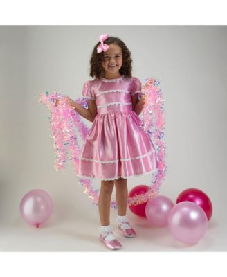  Girls' Eloise Taffeta Scalloped Dress - Little Kid, Big Kid