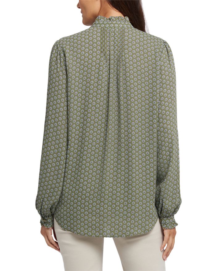 Printed Pleated Shirt