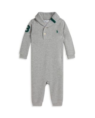 Boys' Estate Rib Cotton Shawl Coverall - Baby