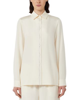 Silk Button Up Shirt