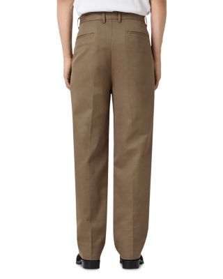 Tallis Pleated Straight Fit Pants