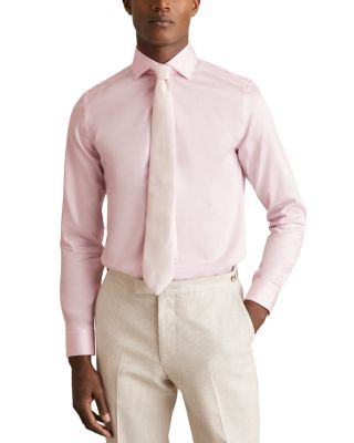 Remote Slim Fit Satin Cotton Shirt