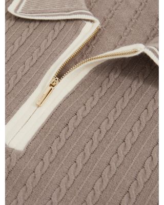Jarvis Cable Knit Polo Shirt