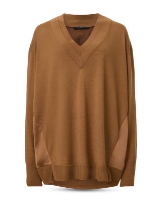 Bern Paneled V Neck Sweater