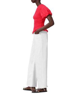 Dael Peplum Puff Sleeve Top