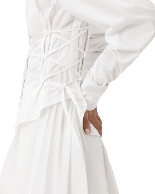 Evanna Lace Up Shirt