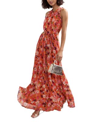 Zelah Floral Print Maxi Dress