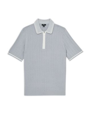 Jarvis Cable Knit Polo Shirt