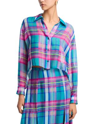 Cosette Crop High Low Shirt