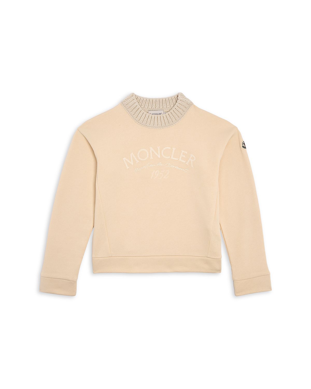 Moncler Girls' Embroidered Logo Sweatshirt - Big Kid