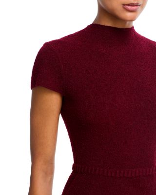 Boucl&eacute; Mock Neck Mini Dress - Exclusive