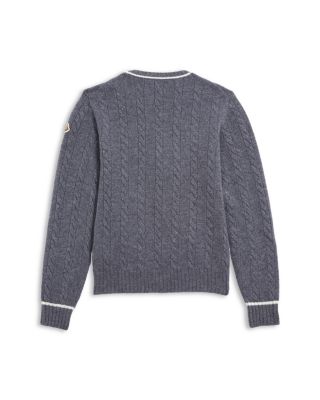 Boys' Crew Neck Cable Knit Sweater - Big Kid