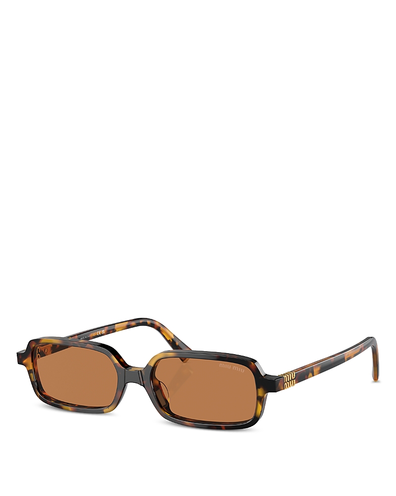 Miu Miu 0mu 11zs Vau2z1 Havana Miele Sunglasses