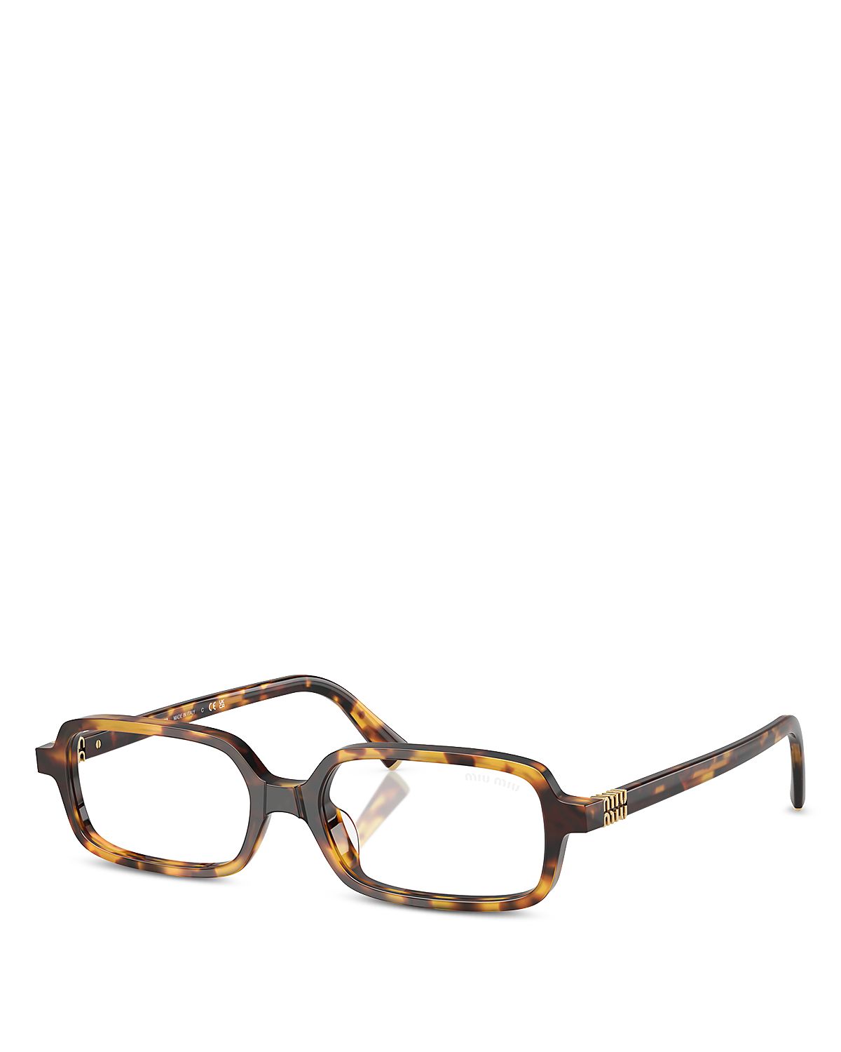 Miu Miu Regard Rectangle Sunglasses, 52mm