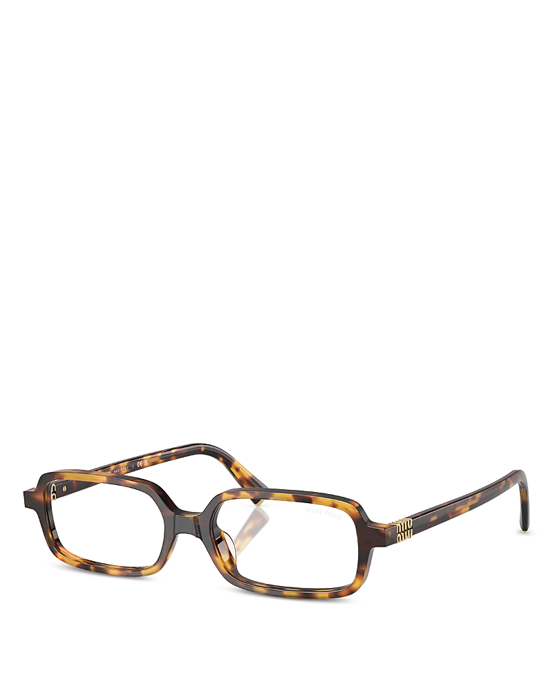 Miu Miu Regard Rectangle Sunglasses, 52mm