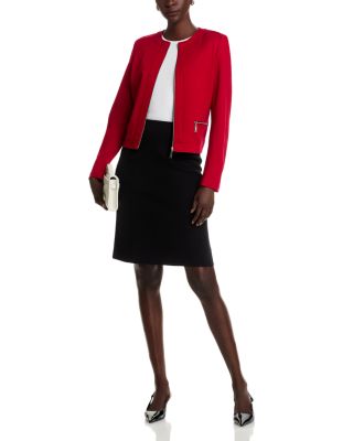 Pull On Straight Skirt