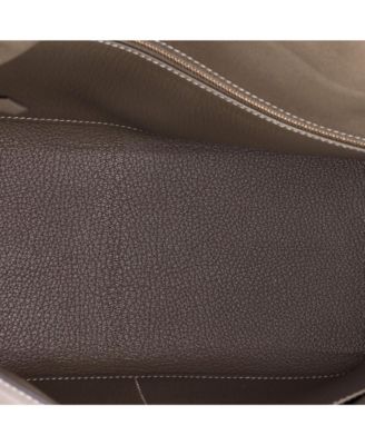 Kelly 32 Handbag Bicolor Epsom with Gold Hardware