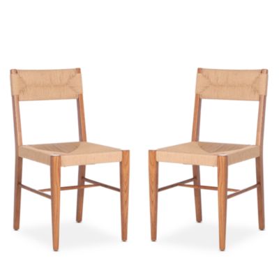 Safavieh - Cody Rattan Dining Chairs, Set of 2