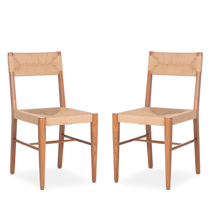 Safavieh Cody Rattan Dining Chairs, Set of 2, Natural