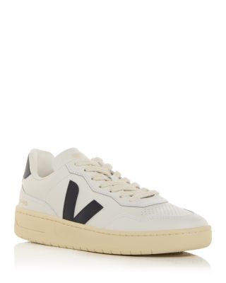 VEJA Men's V-90 Low Top Leather Sneakers | Bloomingdale's