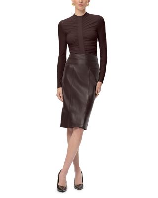 The Estella Leather Skirt