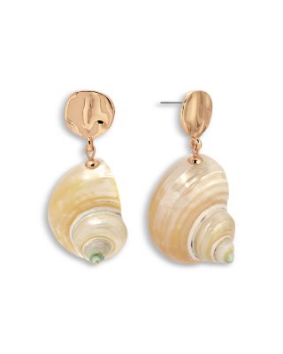 Sunken Treasure Shell Drop Earrings