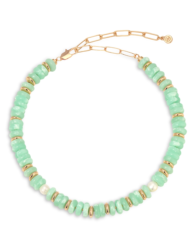 Ettika Saint Tropez Beaded Collar Necklace, 15