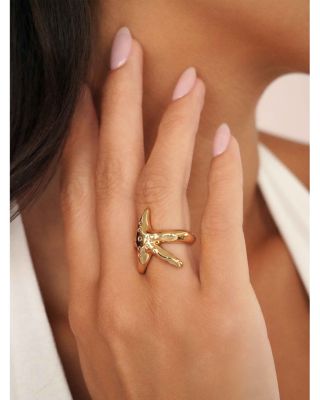 Pav&eacute; Starfish Luxe Ring  