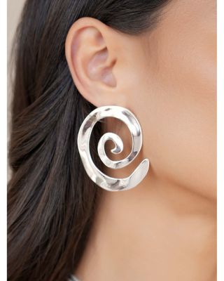 Aura Swirl Drop Earrings  