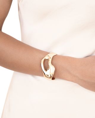 Open Abstract Cuff Bracelet