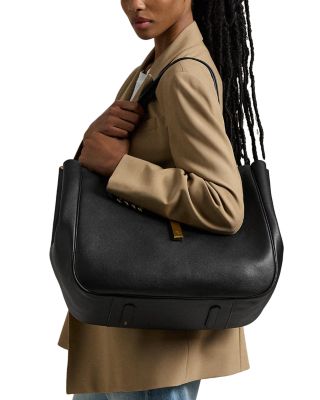 Polo Ralph Lauren Polo ID Leather Large Tote | Bloomingdale's