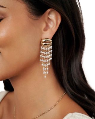 Mykonos Shell Dangle Earrings