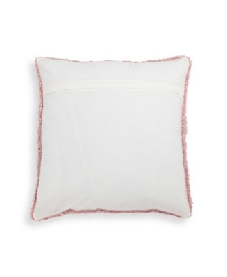 Blossom Tufted Cotton 20 inch Square Accent Pillow