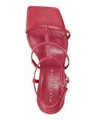 Women's Dennie Square Toe Strappy Mid Heel Sandals