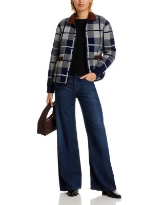 Quilted Plaid Jacket