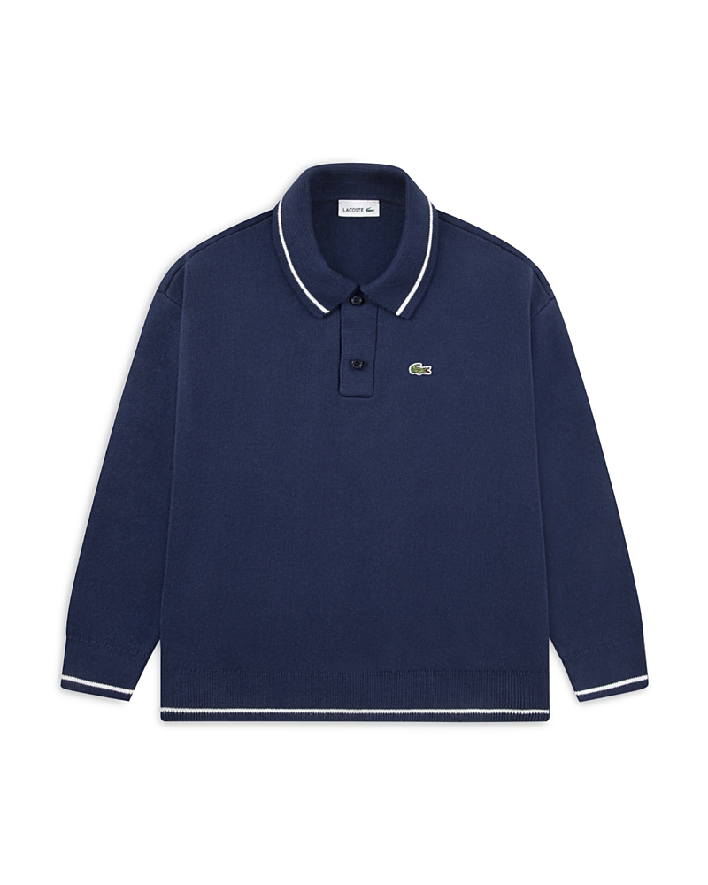 Lacoste Boys' Tipped Polo Sweater - Little Kid, Big Kid