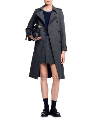 Embellished Trench Coat