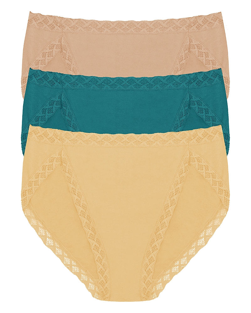 Natori Bliss French Cut Bikinis, Set Of 3 In Multi