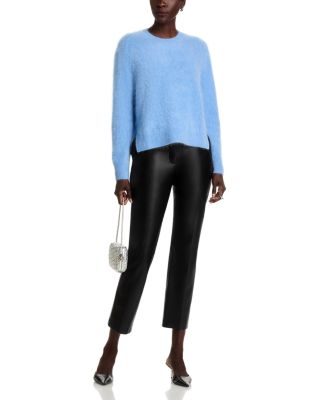 100% Cashmere Brushed Saddle Shoulder Sweater - Exclusive