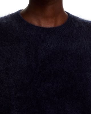 100% Cashmere Brushed Saddle Shoulder Sweater - Exclusive