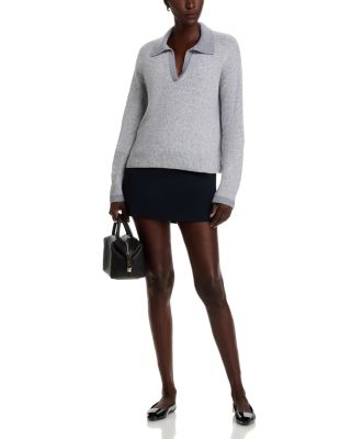 100% Cashmere Polo Neck Long Sleeve Pullover - Exclusive