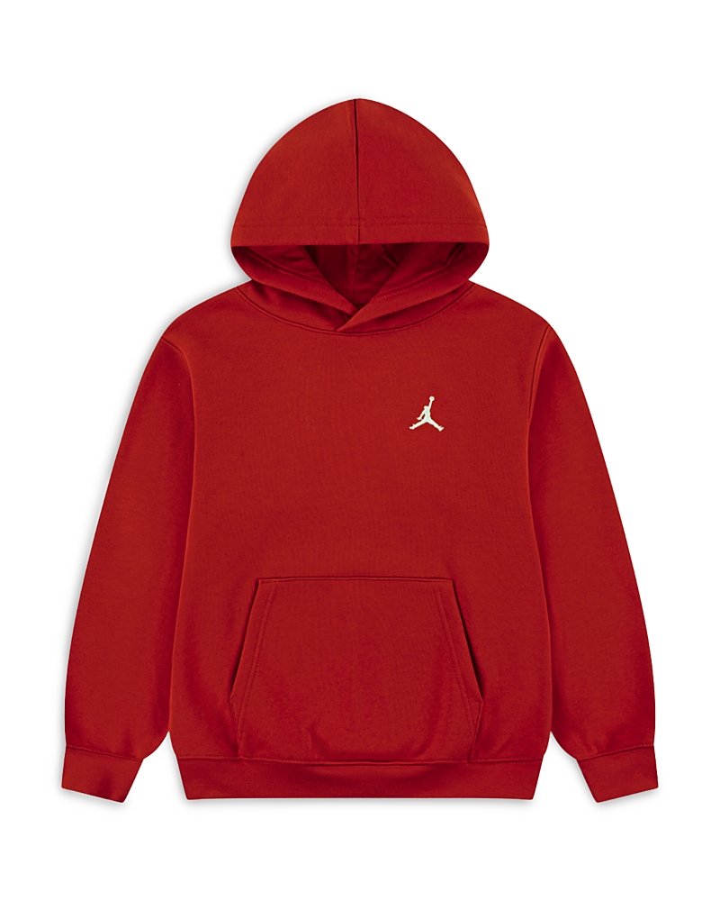 Jordan Big Boys Brooklyn Essentials Fleece Pullover Hoodie In Burgundy