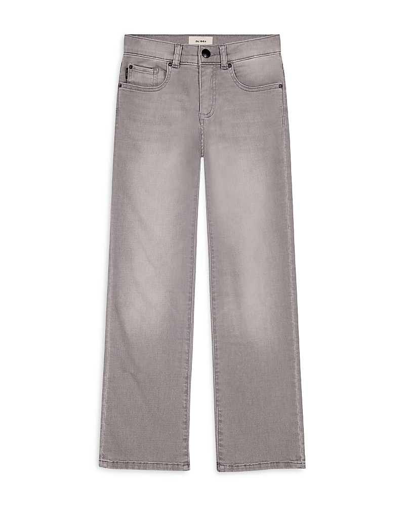 Dl1961 Boys' Benji Straight Jeans In Washed Grey Knit - Big Kid In Gray
