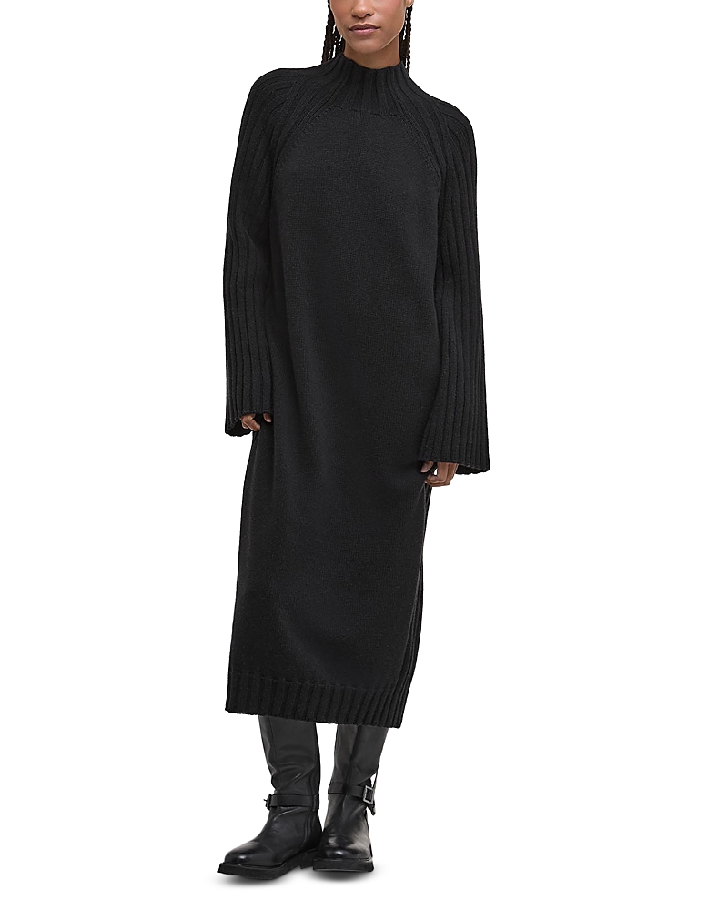 Barbour Vera Midi Dress In Black