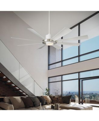 Fans Aura 60in Selectable 2700-3000-4000-5000K LED Indoor or Outdoor Smart Home Ceiling Fan