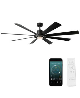 Fans Aura 72in Selectable 2700-3000-4000-5000K LED Indoor or Outdoor Smart Home Ceiling Fan